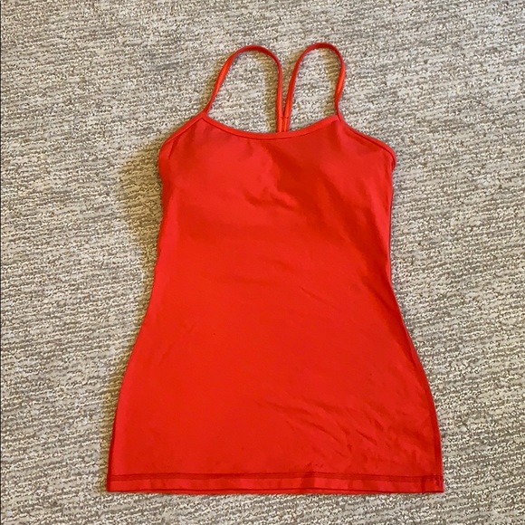 spaghetti strap yoga top
